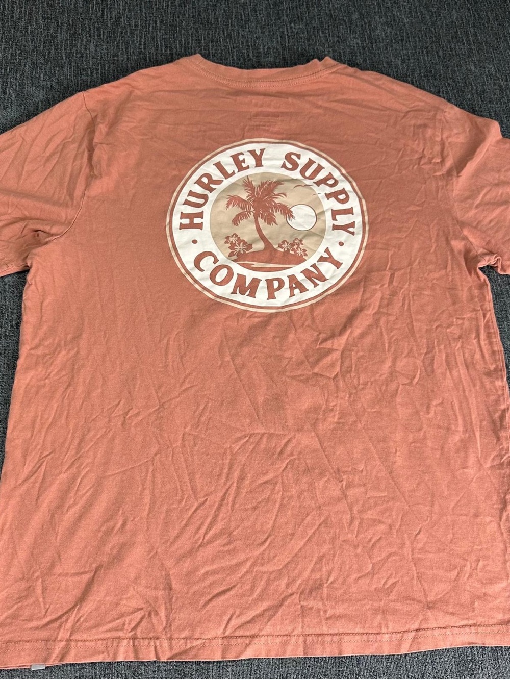 Hurley Supply Company Subdued Sienna Skater Beach Shirt Casual Mens Size M Tee